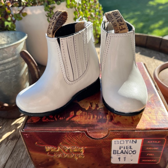 Leather Charro Kid Boots - Picture 2 of 5